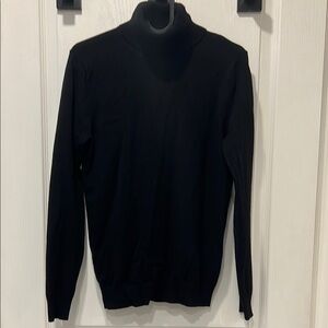 Andrew Marc Black Cowl Neck Sweater